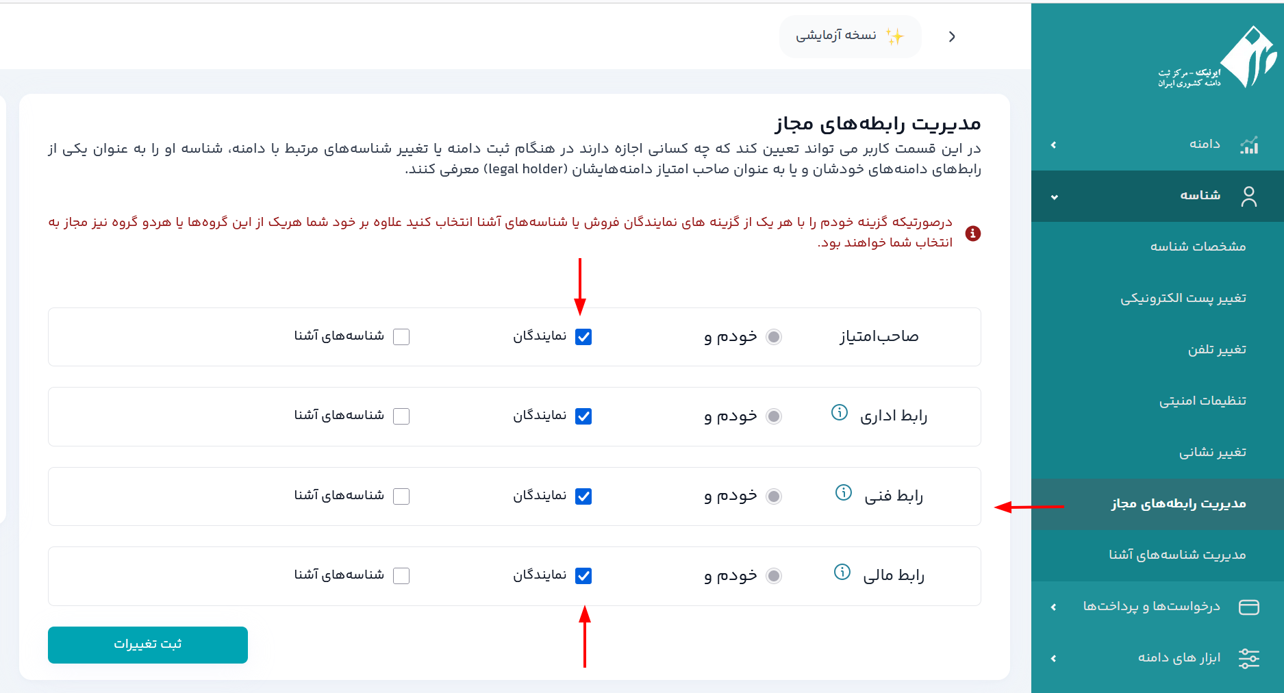 دامنه ir