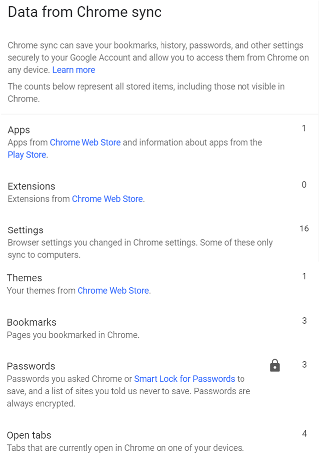نحوه پاک کردن اطلاعات سینک شده در کروم نحوه پاک کردن اطلاعات سینک شده در کروم