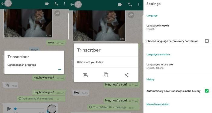 Transcriber