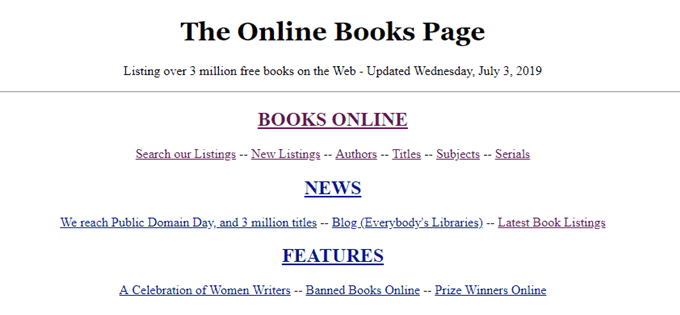 The Online Books Page